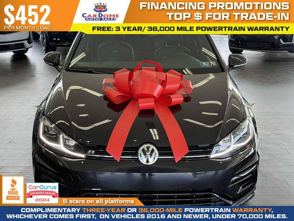2019 Volkswagen Golf R - $564 (CarDome)63470238263809124