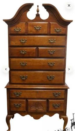 Highboy solid hardwood 1