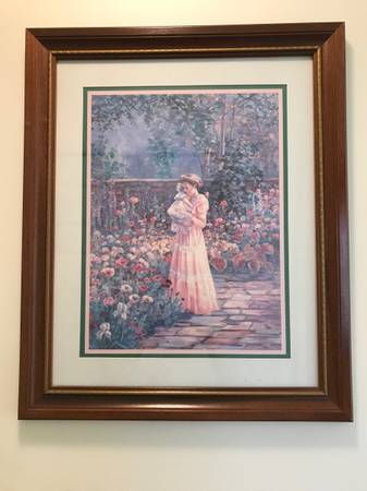 Picture of Mother & child in garden 1