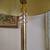 1970s Mid Century brass and lucite floor table lamp 2 thumbnail