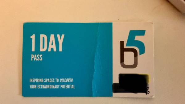 Climb Base 5 - 1 Day Pass Card 1