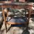 FREE Vintage Leather-Top Table (& Tea Cart- SOLD)| Great for Upcycling 11 thumbnail