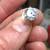 Cubic Zirconia Gold Plated Sterling Silver Earring  (single Earring) 2 thumbnail