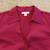 Coldwater Creek Cranberry Button-Down Blouse Long Sleeve Professional 3 thumbnail