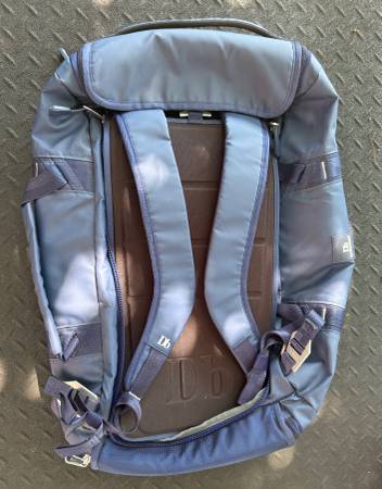 Db Douchebag The Carryall 65L Blue PACK ANYTHING & GO Duffel Backpack - $100 (Courthouse-Rosslyn Arlington, VA Area)63471283043457122
