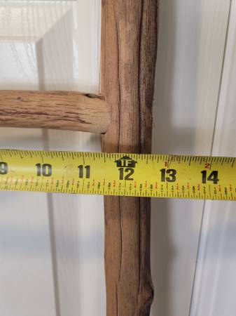 tobacco stick blanket ladder How To Make A With No Tools style home Rustic blanket ladder made with