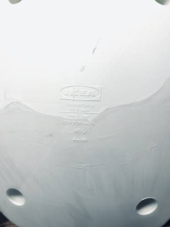 IKEA SUNE~Taburete alto de 30" #20085 Blanco Plata R - $40 (Los Ángeles)63471428488193121