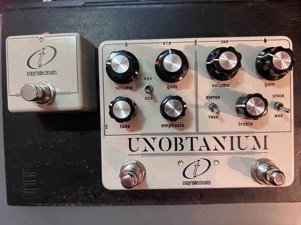 Crazy Tube Circuits Unobtanium Dumble/Klon clone pedal - musical