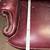 Burgundy Leather Library Wingback Armchair Arm Chair Vintage Shabby 15 thumbnail