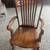 Antique solid oak rocking chair 2 thumbnail