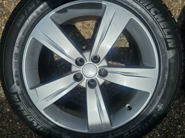 Four 19" Rims/tires, new TPMS sensors $200 or Best Offer 1