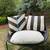 Pair of Sunbrella Outdoor Throw Pillows - Chevron/Stripe 2 thumbnail