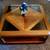 Solid Oak Coffee Table and 2 Solid Oak Lamp tables For Sale 1 thumbnail