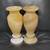 Vintage Polished Marble Onyx Vase Hand Carved Stone Decor Cream Honey Tones 8" 18 thumbnail