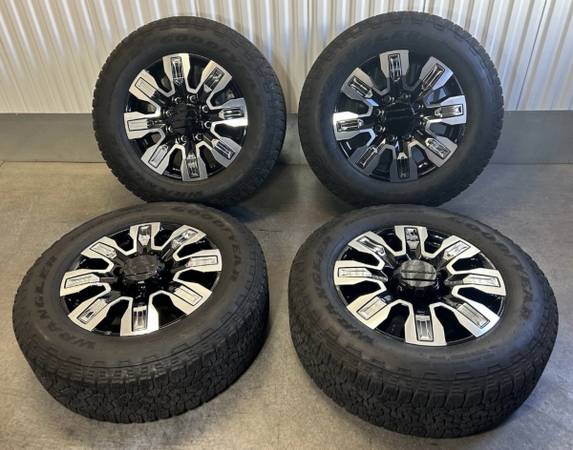 2024 GMC SIERRA DENALI ULTIMATE AT4 HD 2500 3500 OEM ALLOY WHEELS & TIRES 20” 1