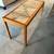 Teak table w tile inlay 2 thumbnail