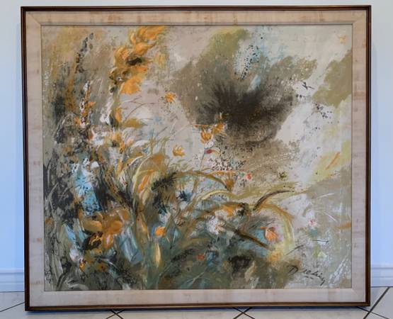 Dietrich Grunewald Original Numbered Serigraph Circa 1960s 1