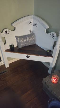 Handmade corner bench 1