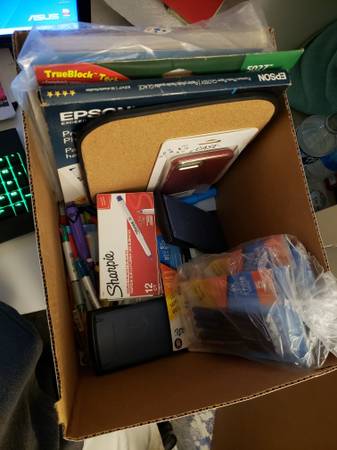 Big box of Office / School supplies, $20 takes the whole box 1