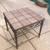 NICE SQUARE ARTISTIC METAL COFFEE TABLE WITH CERAMIC TILES TOP 4 thumbnail