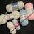 YARN - Lot of (6) skeins with 2 free sets of Knitting Needles 1 thumbnail