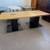 CONFERENCE TABLE MID CENTURY 48"X96" WOOD BLACK METAL BASE 1 thumbnail