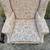 Hickory Chair Crewel Style Fabric Wing Back Arm Chairs - A Pair 5 thumbnail