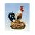 2 pcs. Gift Set  White Rooster Figurine Statue Decoration 3 thumbnail