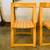 Mid Century Modern Set of 4 Vintage Romanian Folding Chairs 2 thumbnail