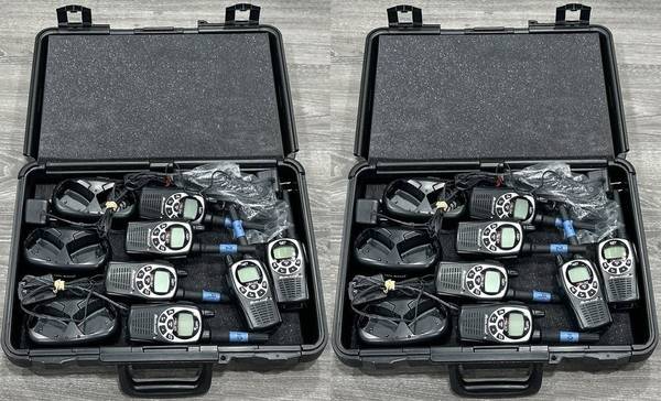 🔊 2 Complete Sets – Midland GXT Xtra Talk GMRS Radios with Cases 1
