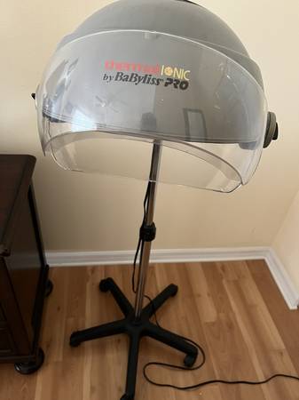 BabylissPro Thermal Ionic Hard Hat hair Dryer with rolling stand 1