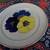 2 Vintage Denby "Potpourri Hue" blue flower plates, Made in England 3 thumbnail