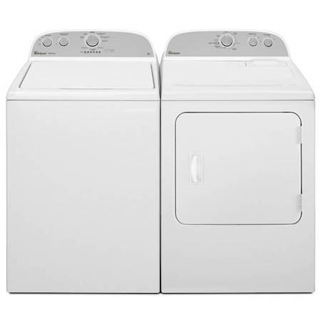 Whirlpool Deep HE Top-Load Washer | Extra Large Vented Electric Dryer 1