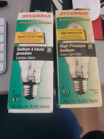 2 Sylvania High Pressure Sodium 35W ANSI Ballast S76 1