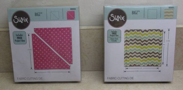 2 Sizzix Fabric Cutting Dies 1