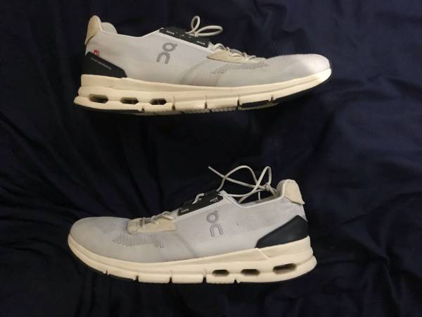On Cloud Swiss Engineering Wolf Ice Cloudrift Mens Running Shoes 1