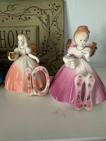 6 Figuras de Porcelana Vintage Josef Originals Ángel de Cumpleaños de 6 a 11 Años - $69 (Keizer)63435574997249123