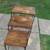Nesting Tables -  Wood/Cast Iron 2 thumbnail