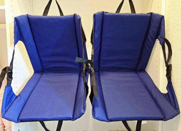 Lounge Lizard Deluxe Outdoor Seats – 2 Pack, Portable Comfort 1