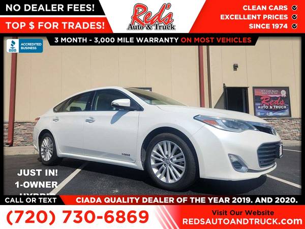 2014 Toyota Avalon Hybrid XLE Premium FOR - $16,999 (1451 Vista View Dr., Longmont, CO 80504)63612561920515120