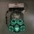 Gas Mask, Dark Side "Future Skull" – Light-Up Neon Green 2 thumbnail