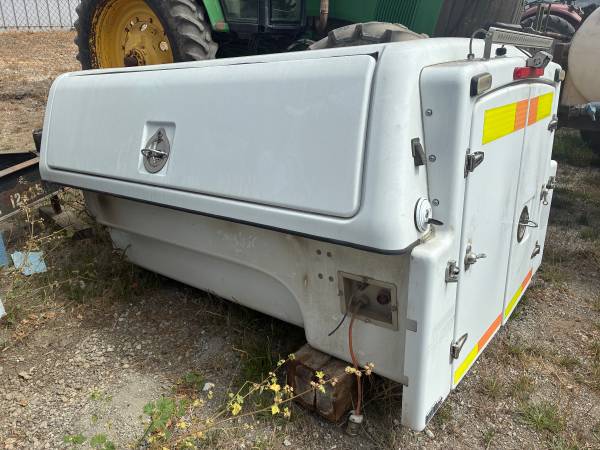 Camper Shell w/ Rear and Side Doors + Shelving 1