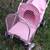 Pink Folding kitty or puppy Cart with Cover(kitty walk system) 2 thumbnail