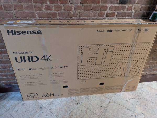 Hisense 65-Inch Class A6 Series 4K UHD TV