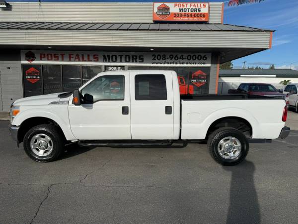 POST FALLS MOTORS. COM 2015 Ford F350 Super Duty Crew Cab XLT Pickup 4 1