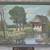Vintage Primitive Oil Painting Artwork Farm Animals 1 thumbnail