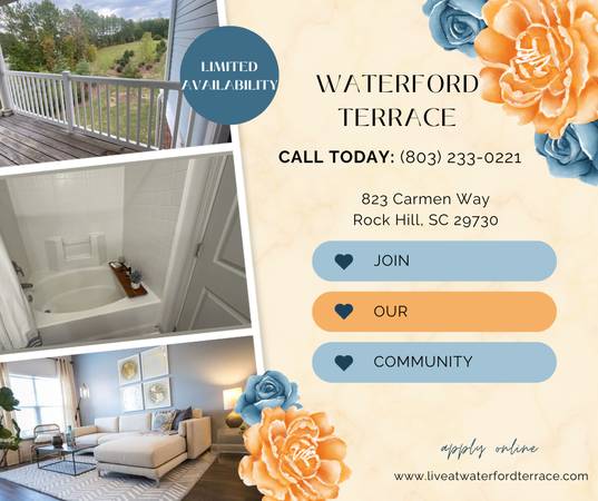 1 BR! 1st, 2nd, & 3rd FL. Join our Community! :) 1