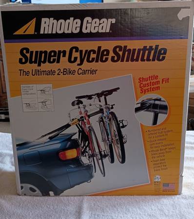 NIB Rhode Gear Super Cycle Shuttle 2-Bike Carrier - sporting goods