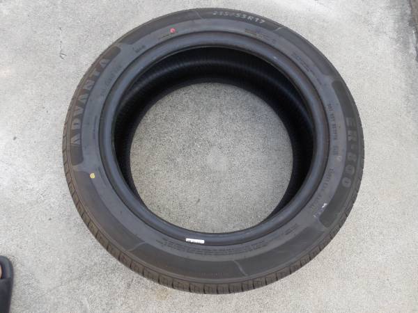 215/55/17, one new Advanta ER800 tire, 215/55R17 - $75 (san jose downtown)63471417464705120