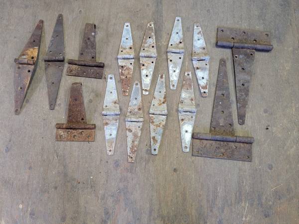 Heavy barn hinges 1